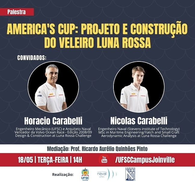 LIVE – America’s Cup : Projeto e Construção do Veleiro Luna Rossa
