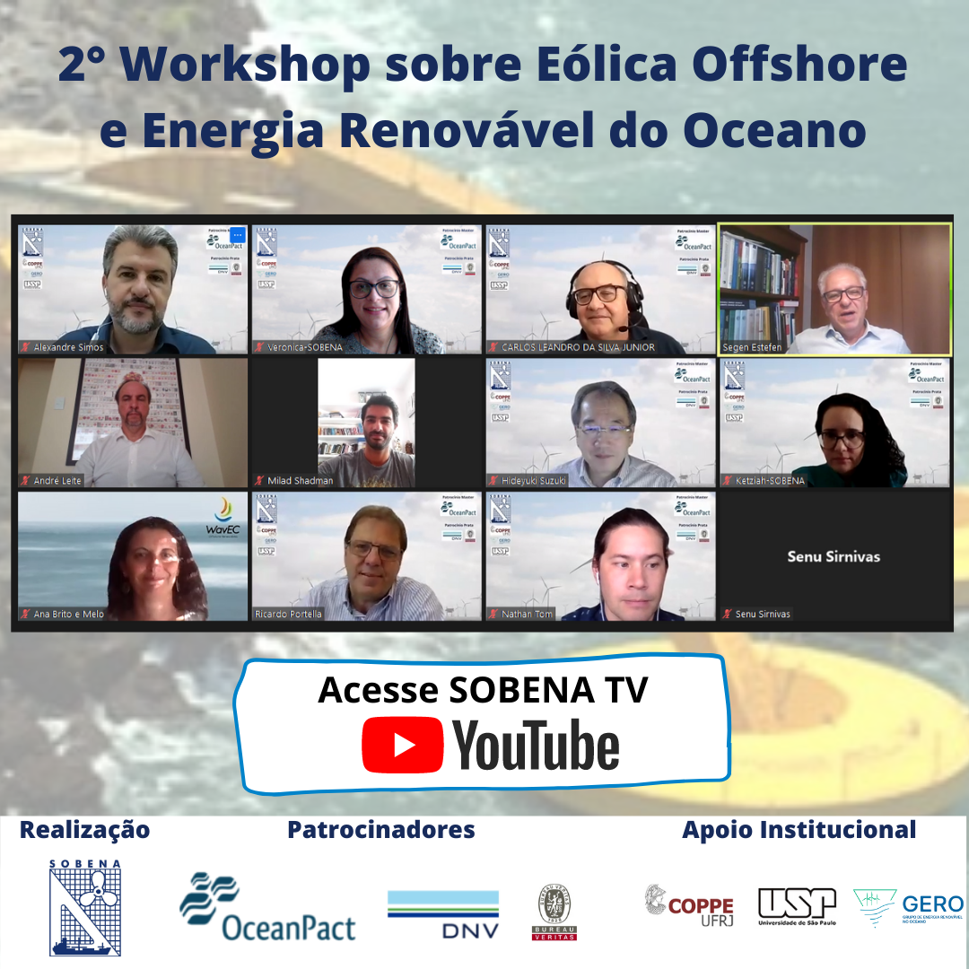 Assista no SOBENA TV: Eólica Offshore e Energias Renováveis do Oceano